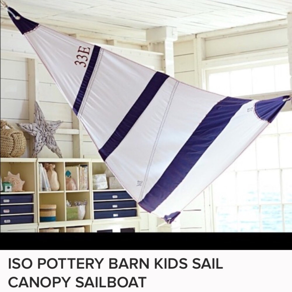 Pottery Barn Sail Canopy - room decoration